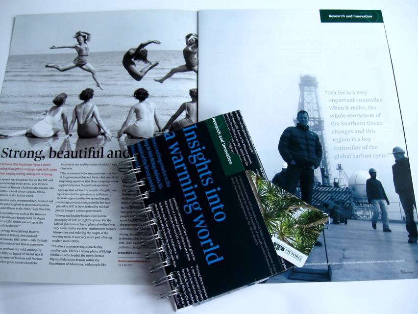 Another example of the spiral bound recycled notebooks made as thank you gifts